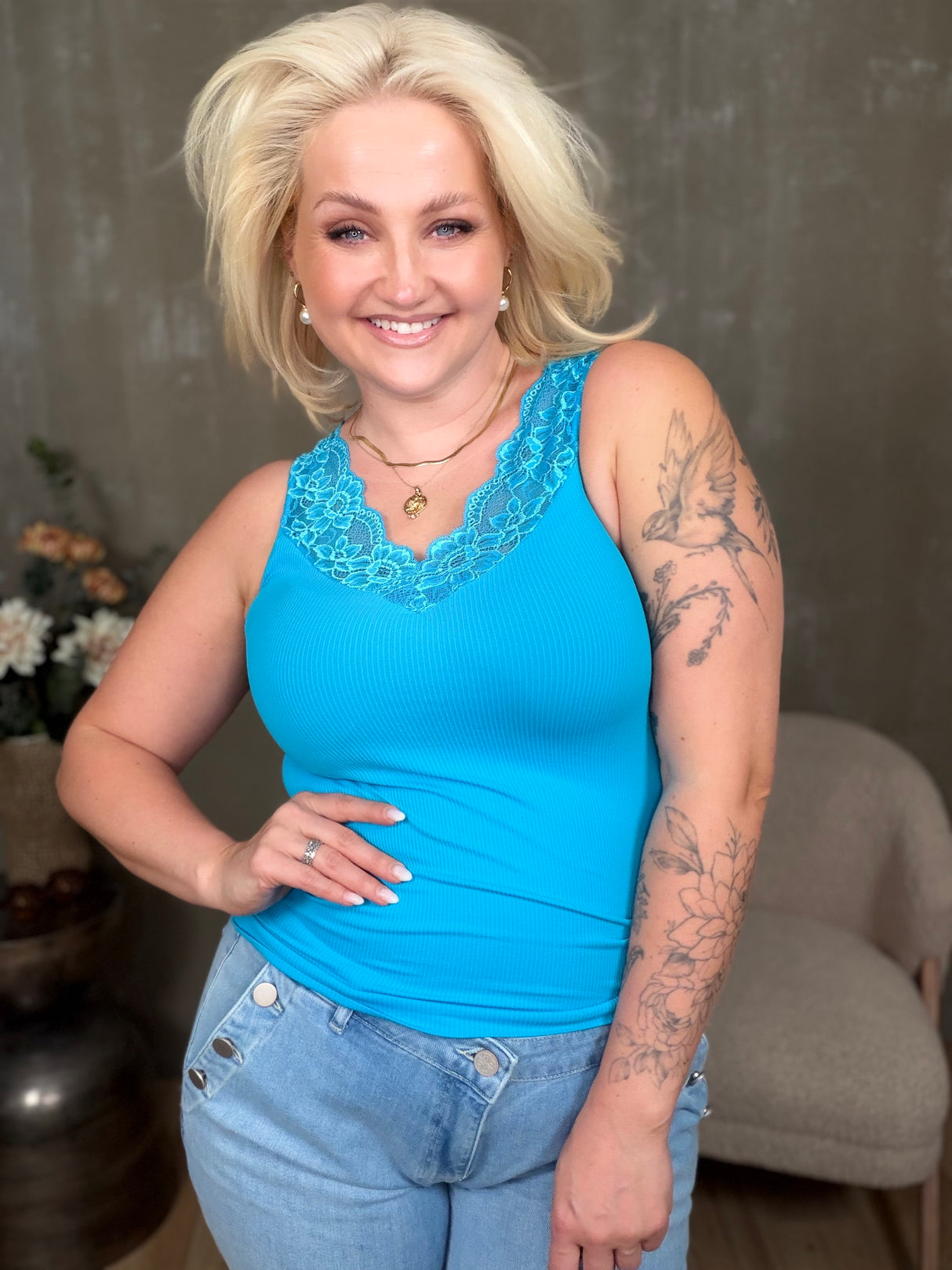 Belen Rib Hlýrabolur