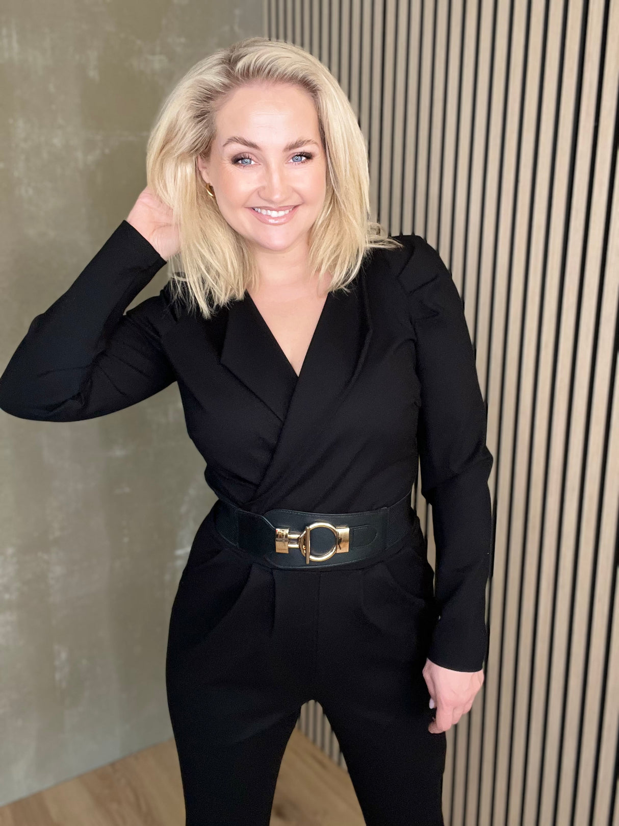 Breki samfestingur púff Svartur