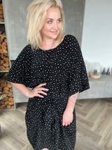 Esja Svört með hvítum doppum