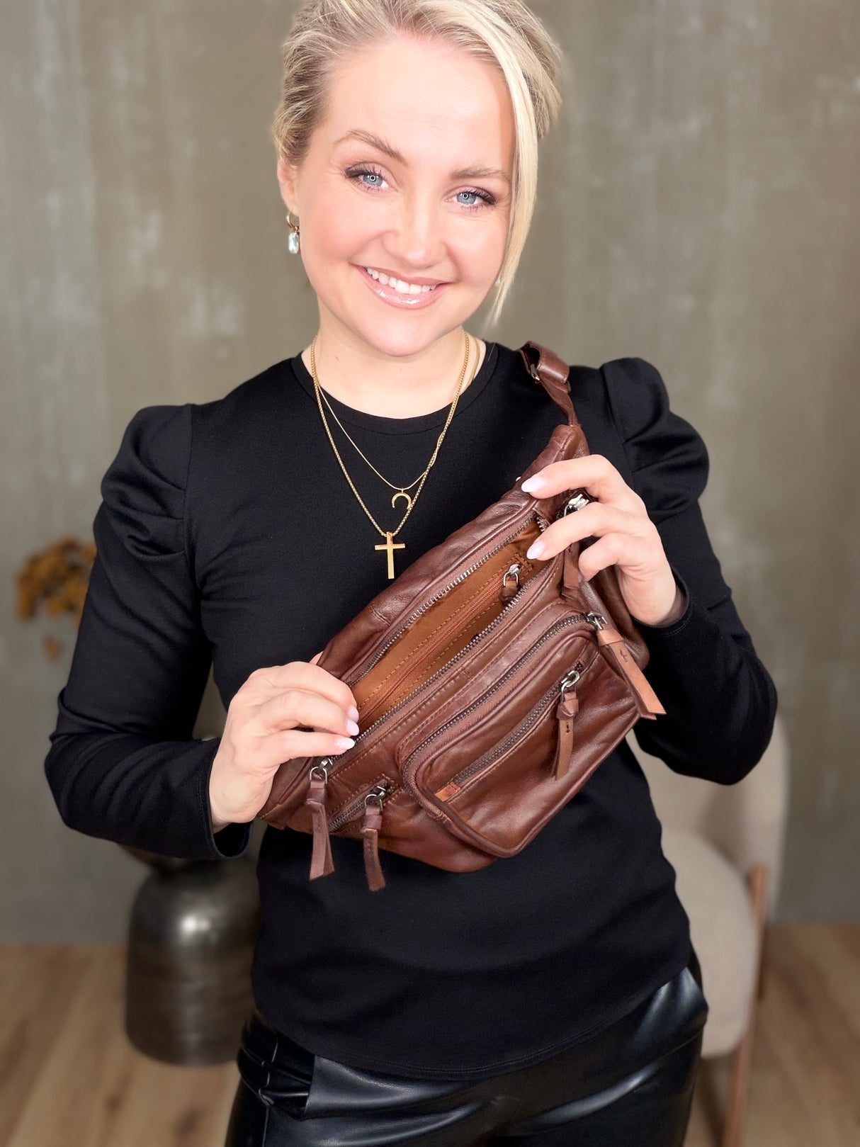 Bumbag með auka vasa