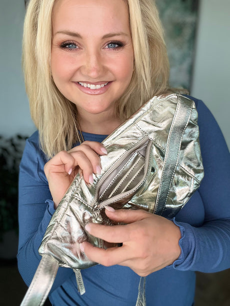 Bumbag m 2 rennilásum