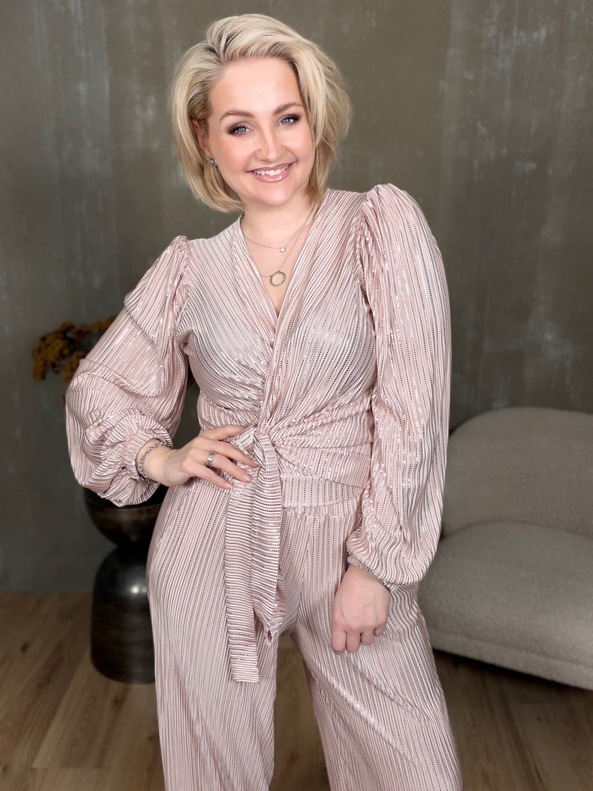 Ilmur púff skyrta plís