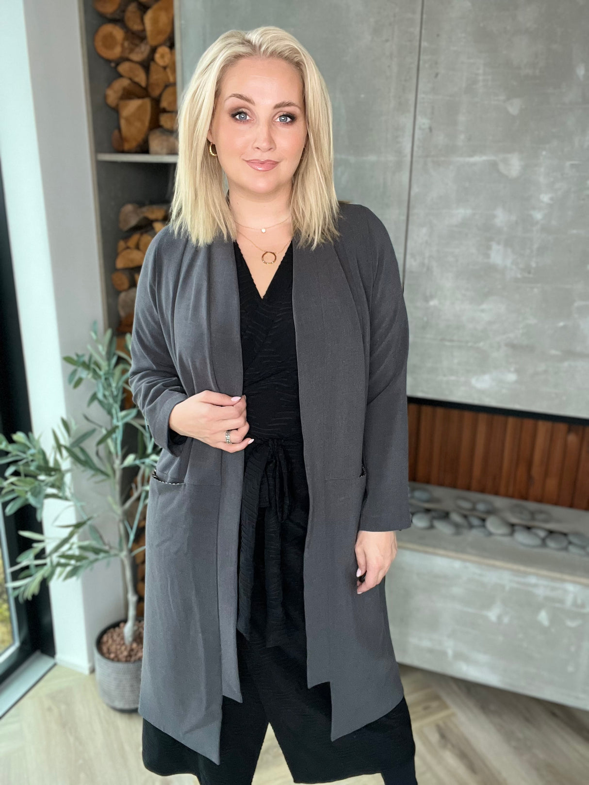 Turnu blazer síður