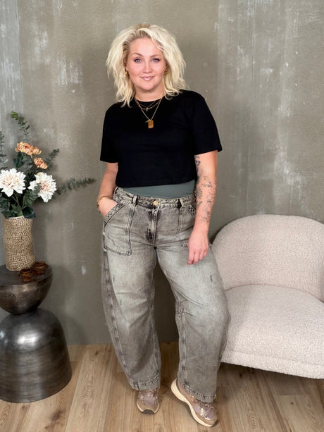 Olivia Pocket Gallabuxur