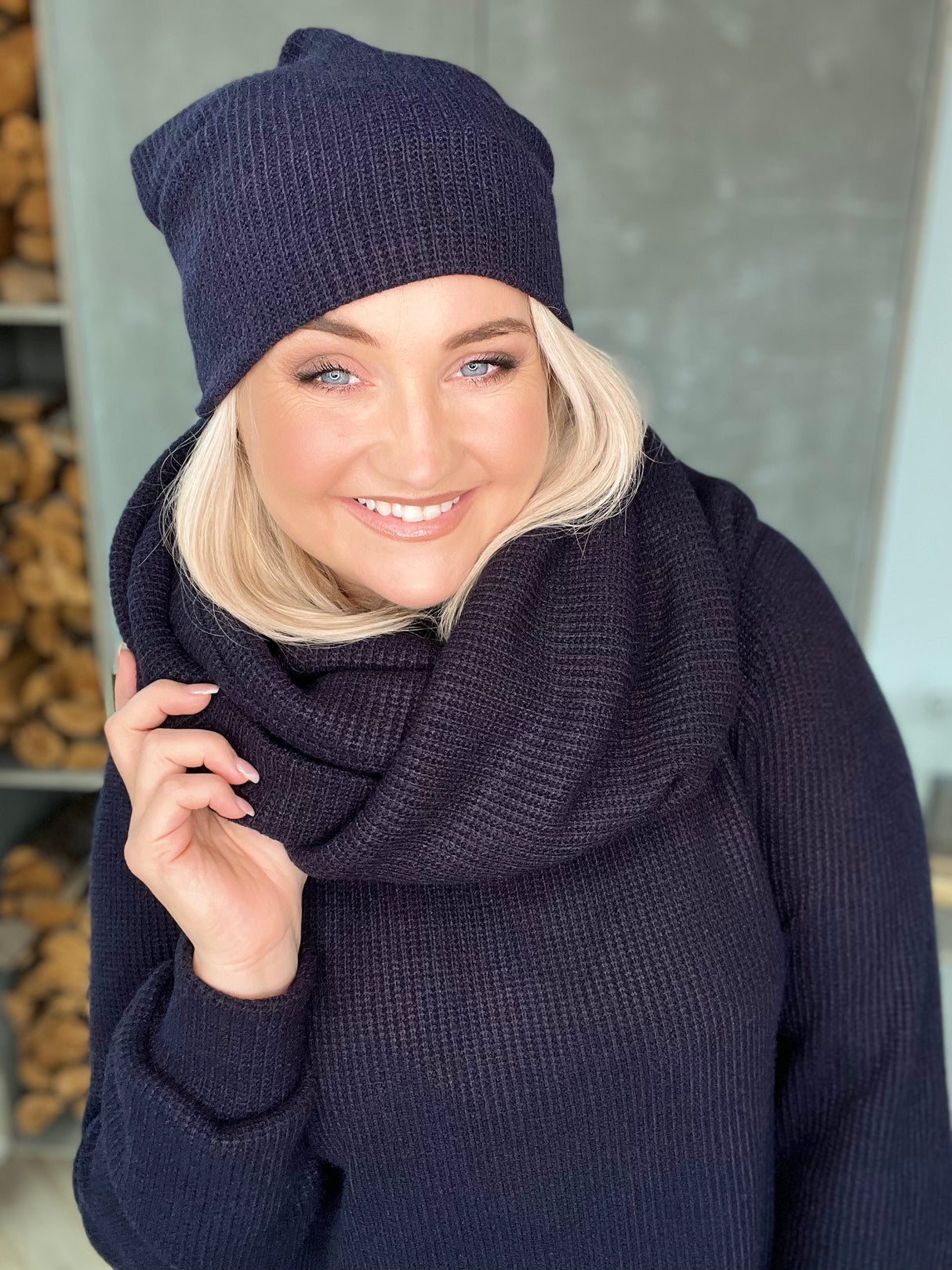 Skjól knit Navy