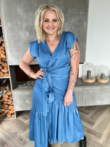 Ilmur pífu pils Galla Blátt