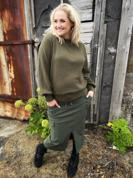 Travel pils grænt m/vösum á hlið