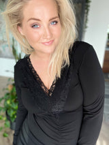 Spjót kjóll sv síðerma