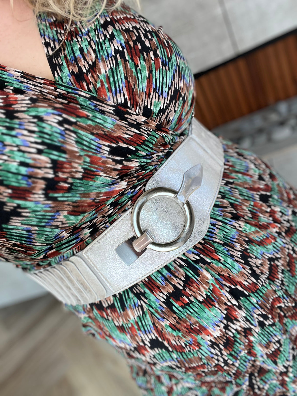 Teygjubelti breitt skelja