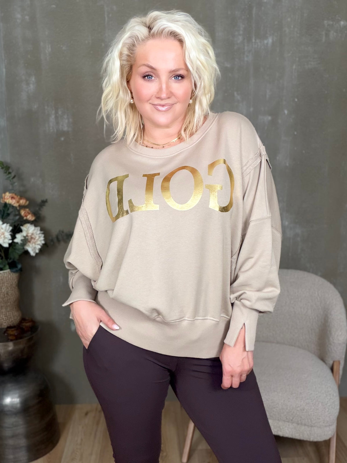 Jogging Peysa Gold