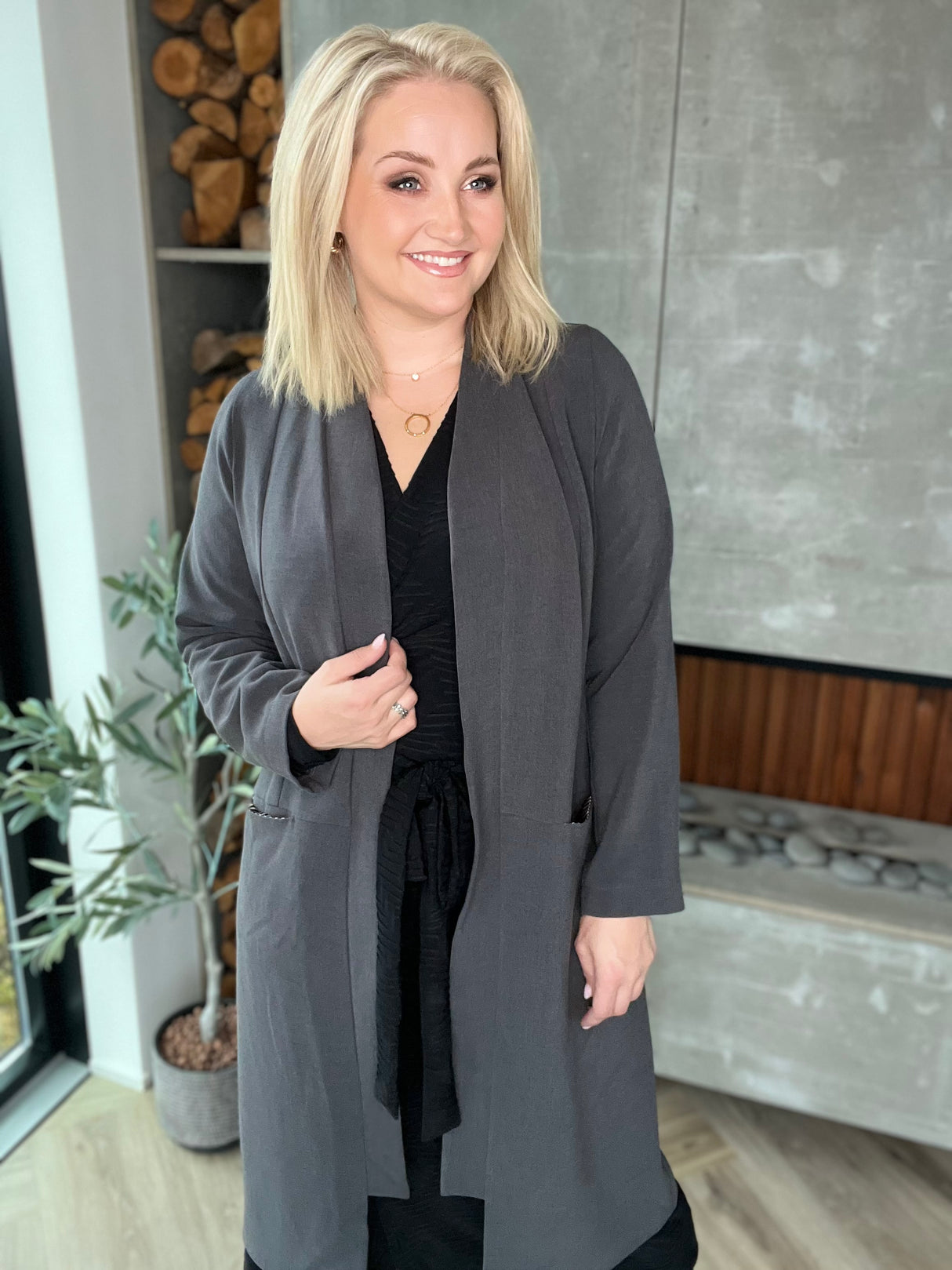 Turnu blazer síður