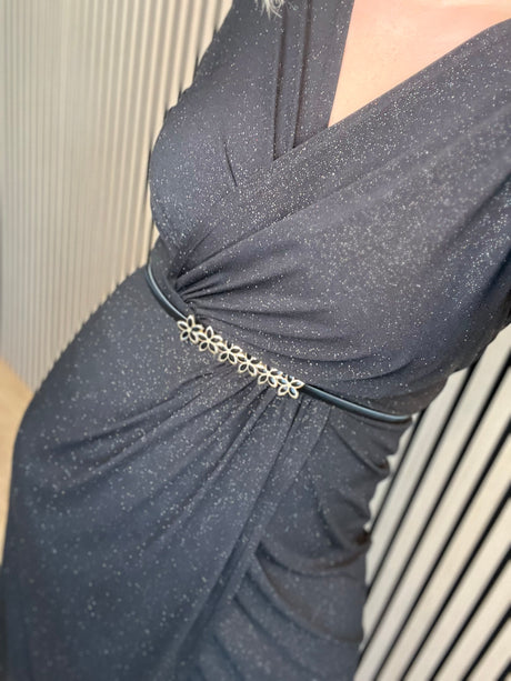 Mjótt gormabelti með blómum