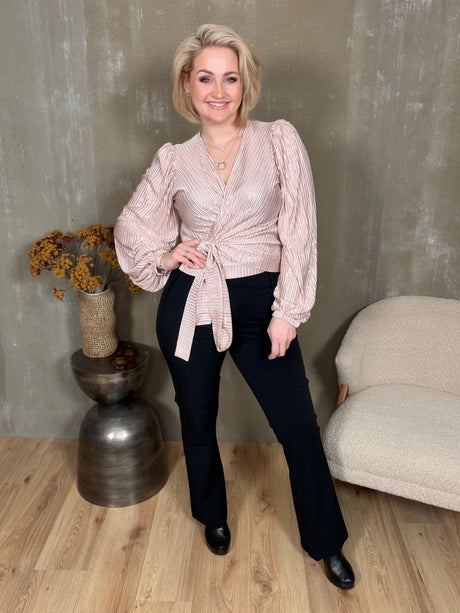 Ilmur púff skyrta plís