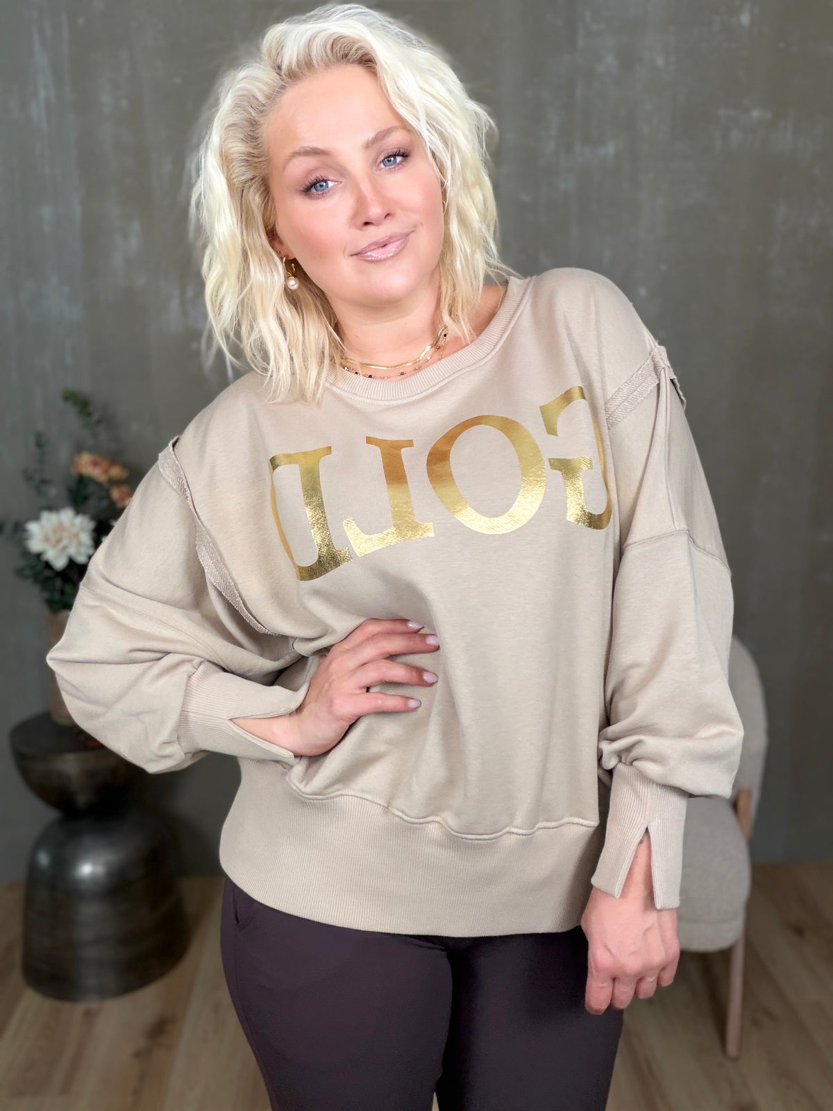 Jogging Peysa Gold