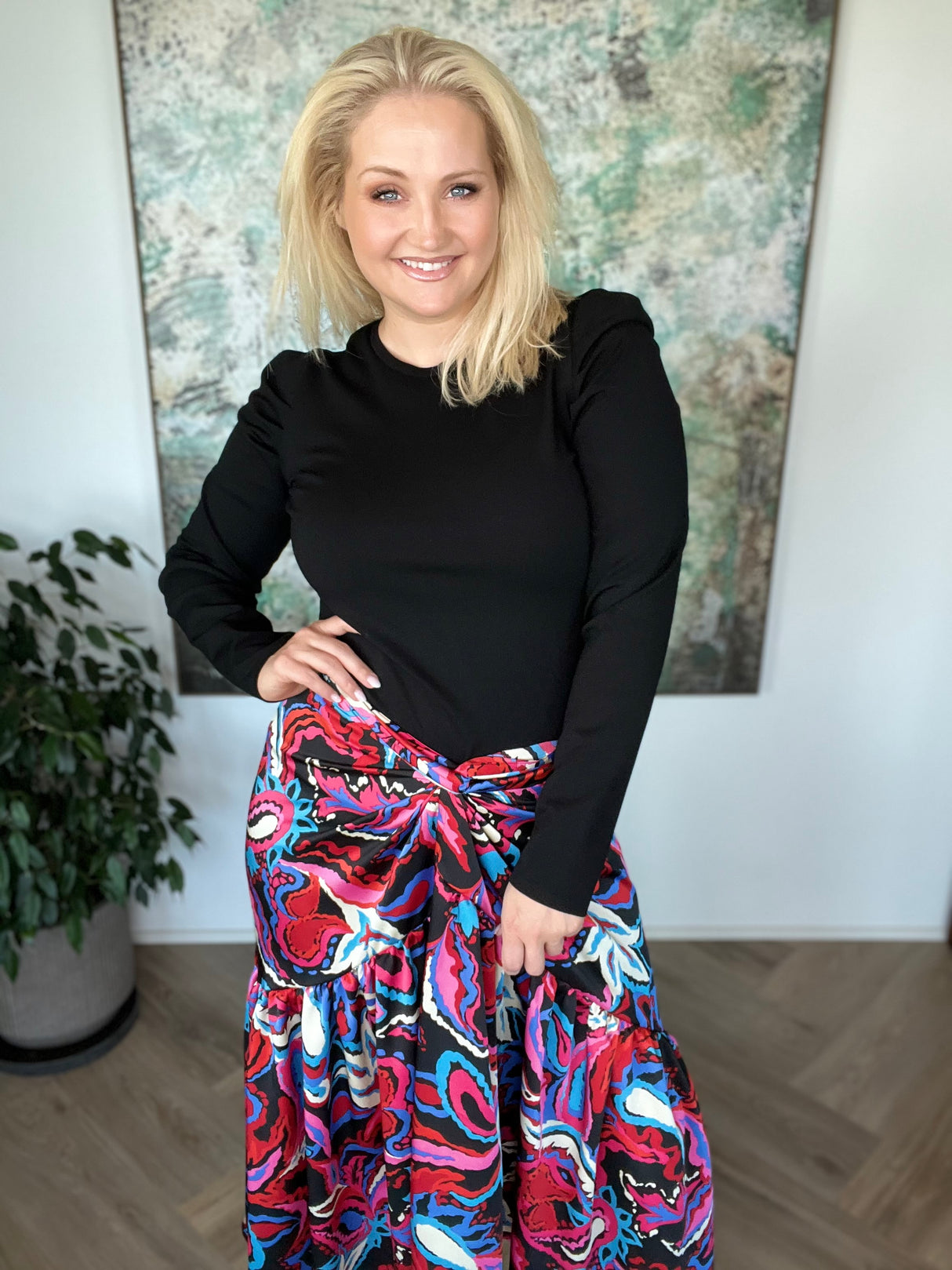 Ilmur pífu pils Mynstrað