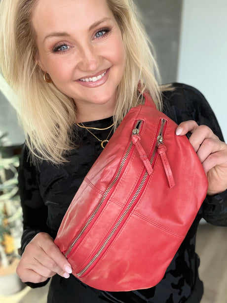 Bumbag m 2 rennilásum