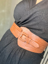 Teygjubelti breitt með grófri áferð