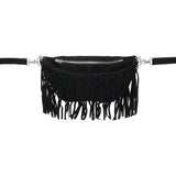 Rúskinns kögur bumbag