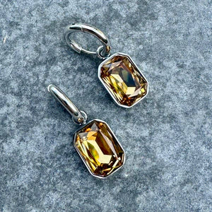 Dangle Kristalslokkar með hringlás