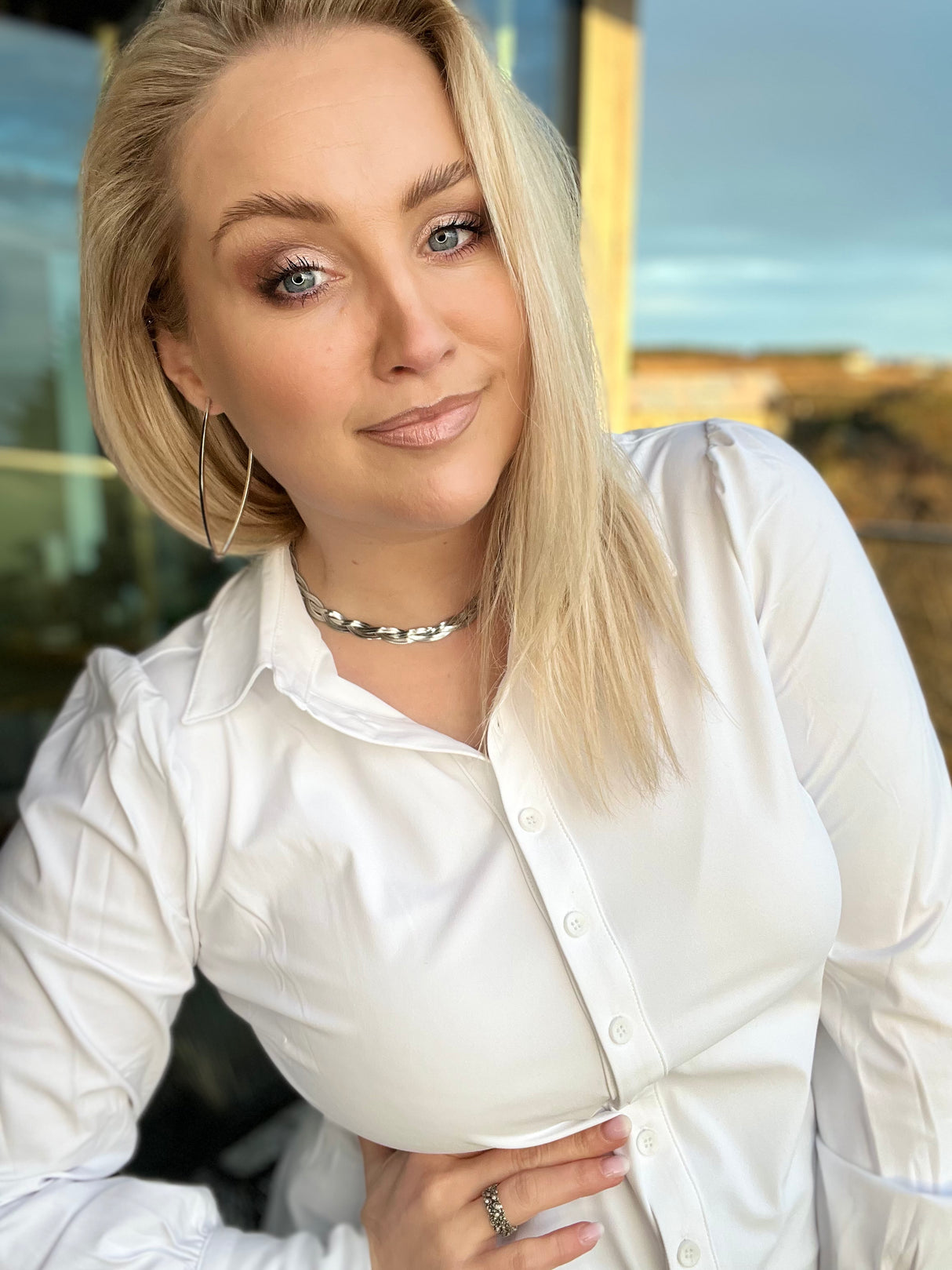 Krista lokkar V laga stórir