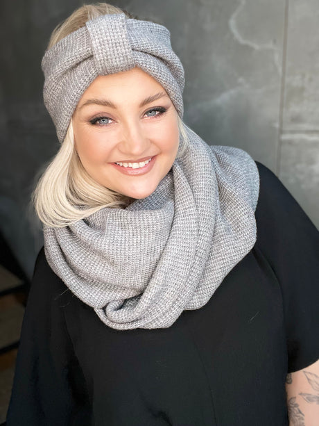 Skjól knit Grátt
