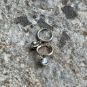 Krista- Dangle lokkar með stein