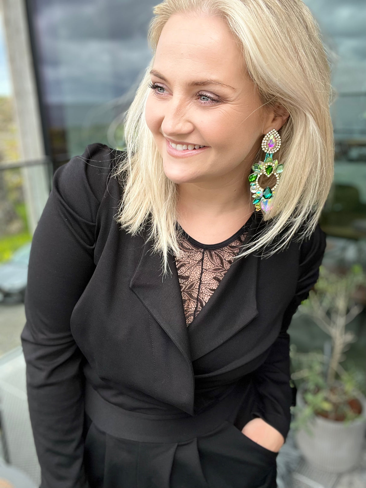 Breki samfestingur púff Svartur