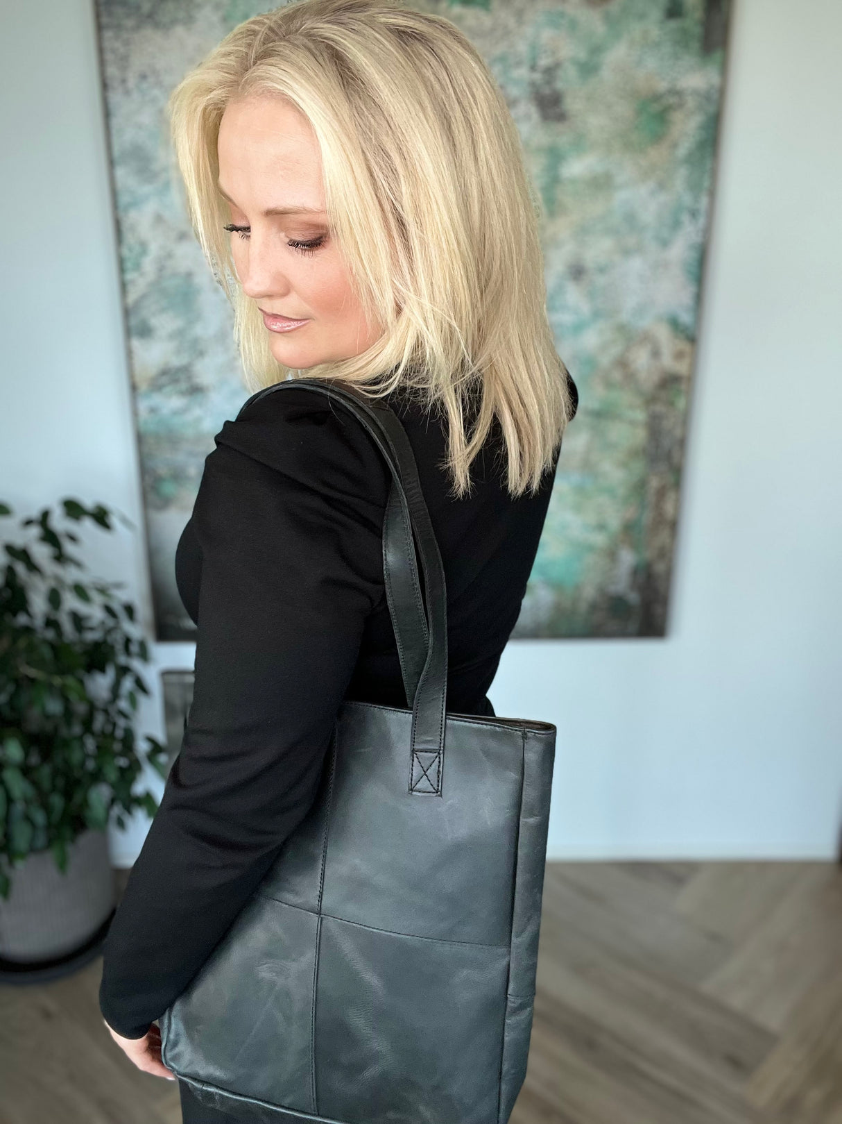 Buff Hunter hliðartaska - Svört