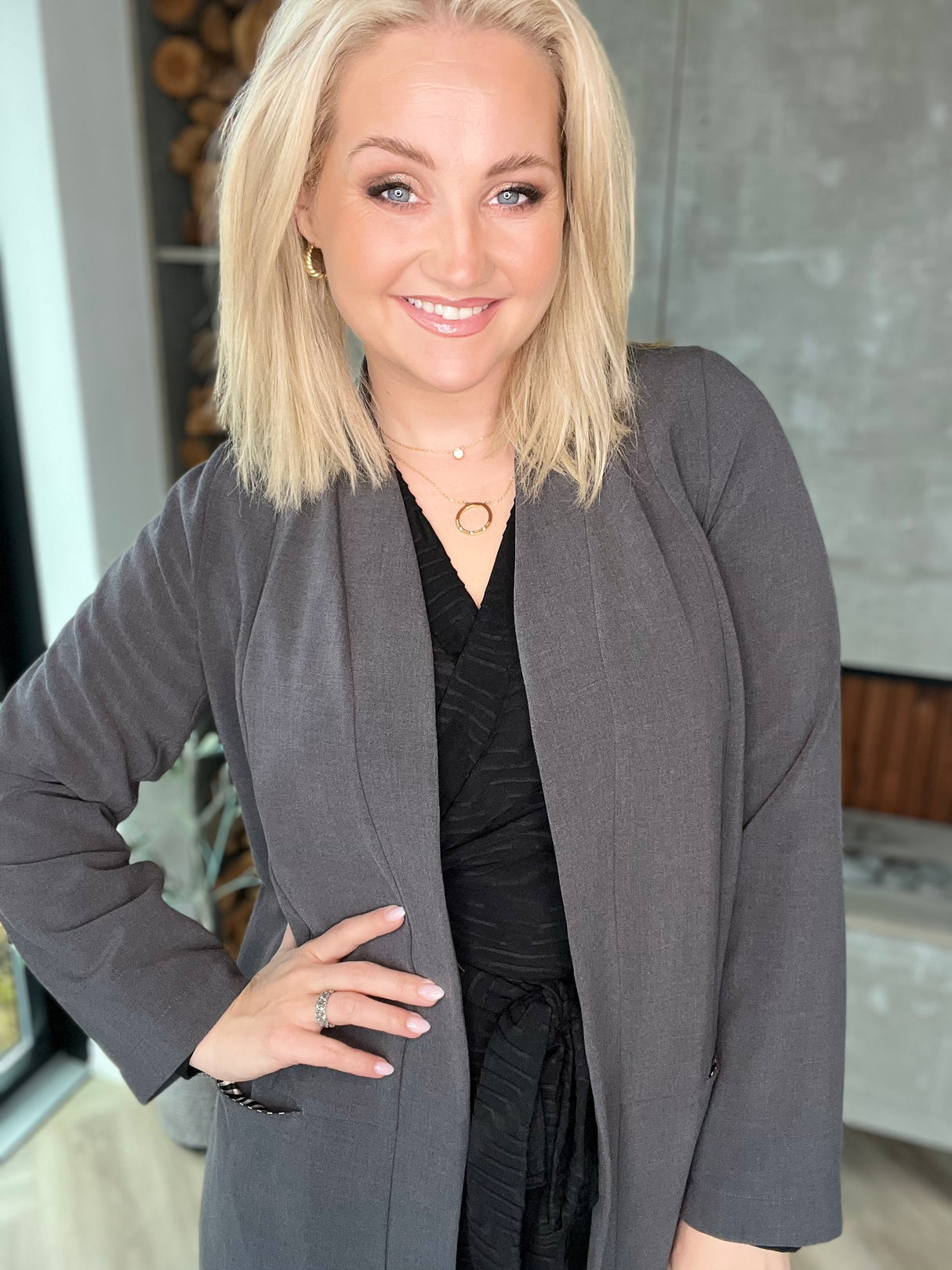 Turnu blazer síður