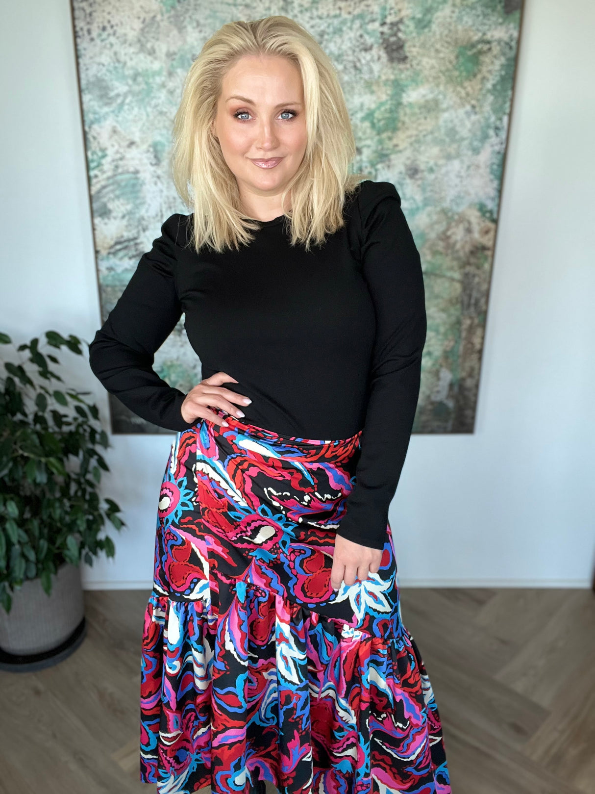 Ilmur pífu pils Mynstrað