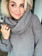 Skjól knit Grátt