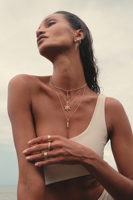 Medusa Medallion Coin Hálsmen