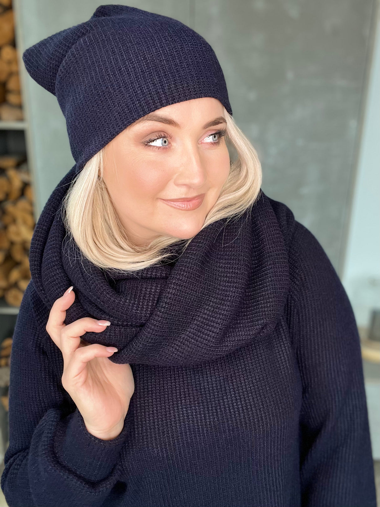 Skjól knit Navy