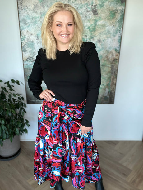 Ilmur pífu pils Mynstrað