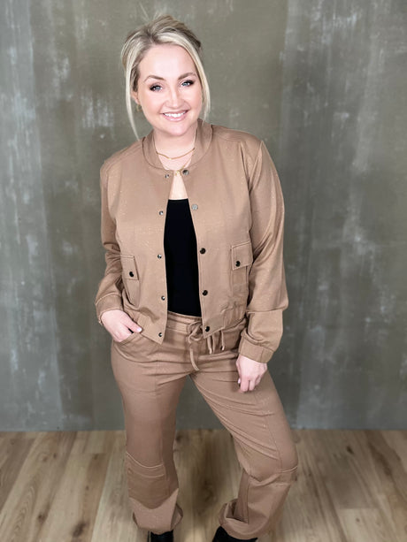 Marleen bomber glitur