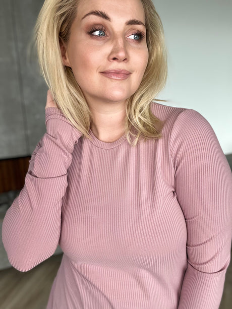Uggi kjóll bambus Bleikur