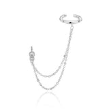 Siren Double Chain Cuff Eyrnalokkur