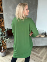 Brim kjóll V-hálsmál bambus