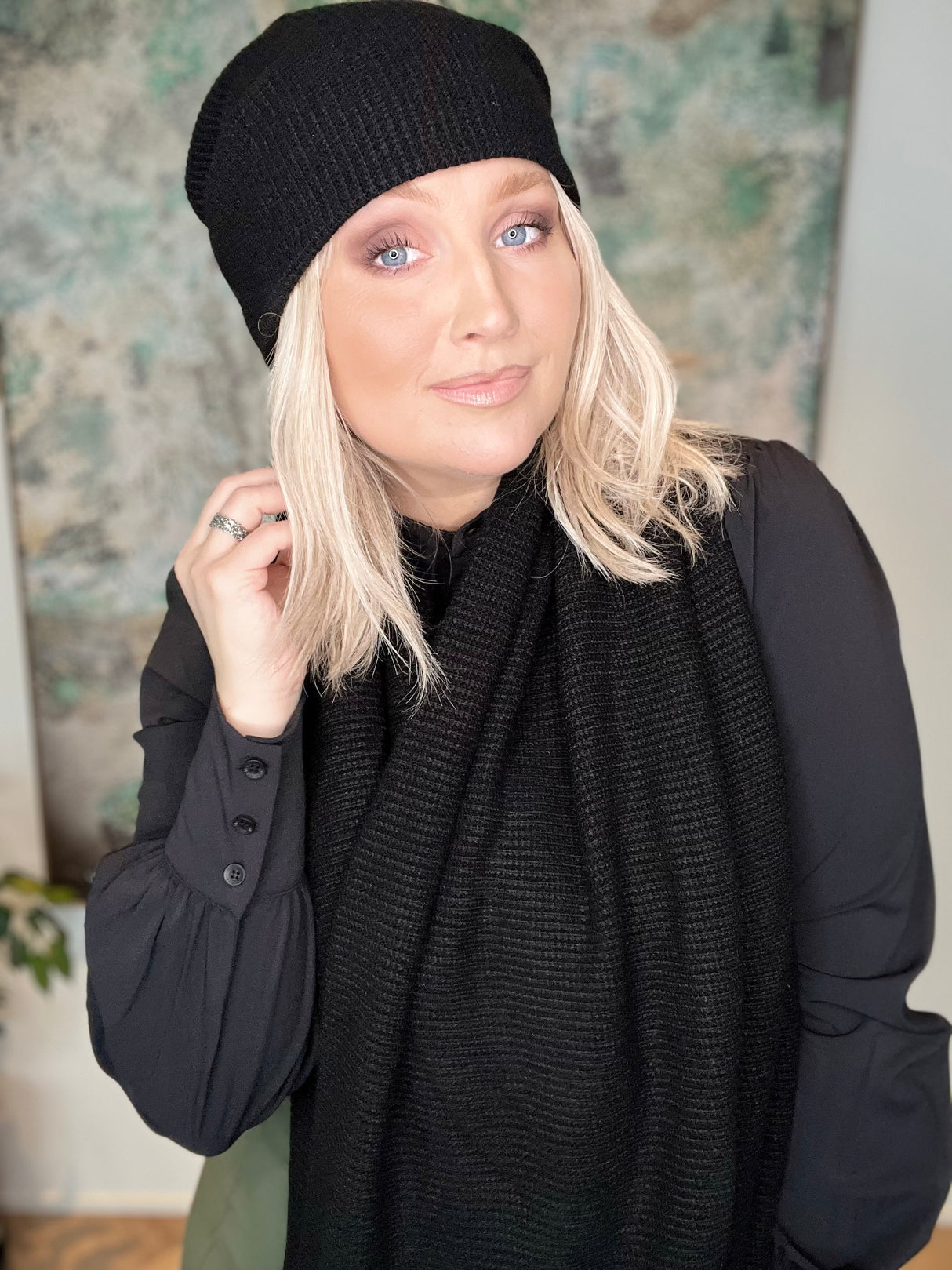 Skjól knit Svart