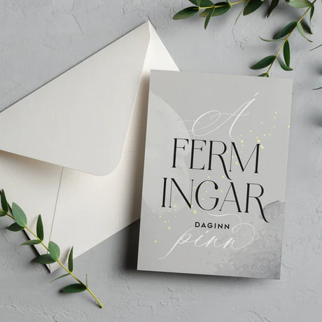 Studio Vast - kort með umslagi