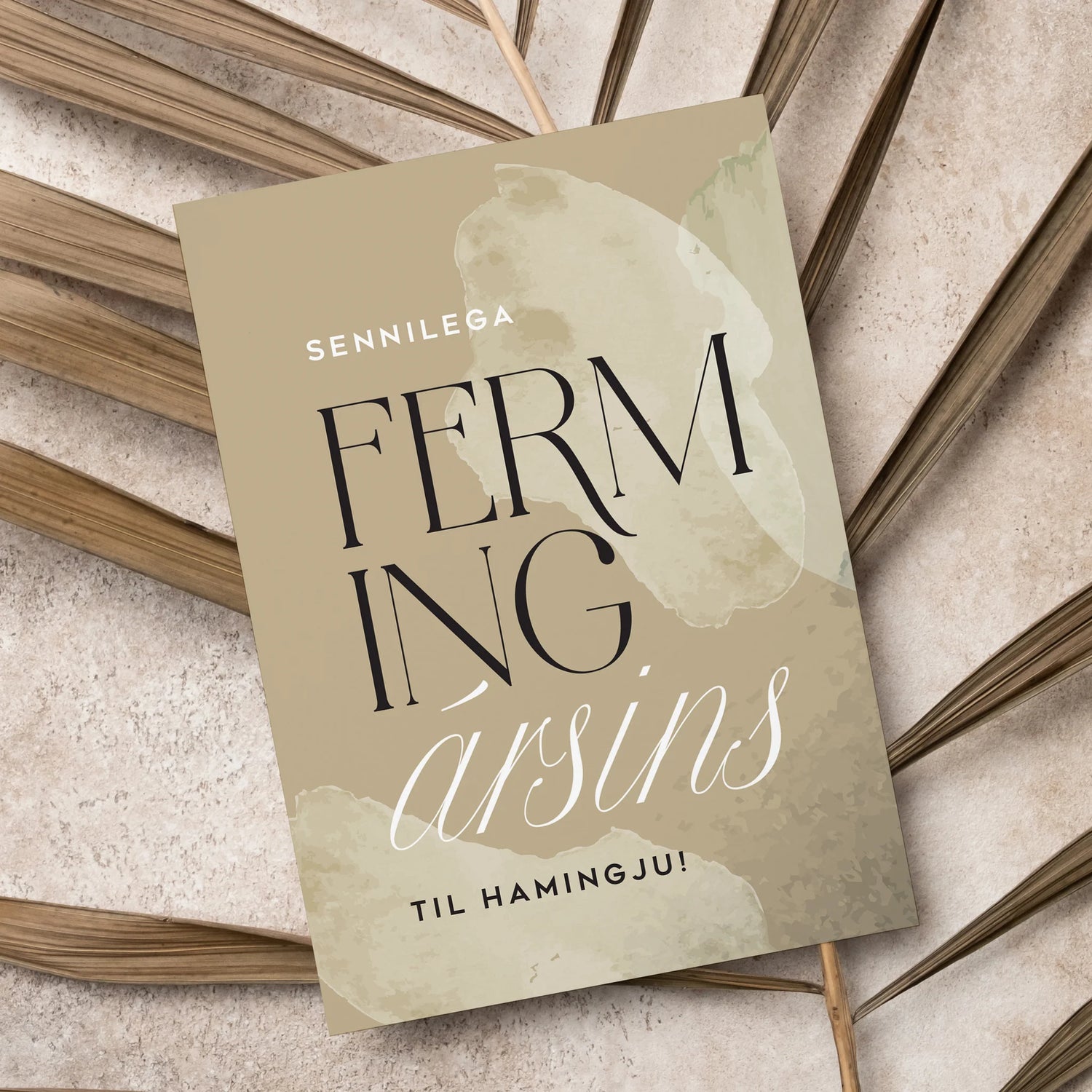 Studio Vast - kort með umslagi