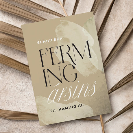 Studio Vast - kort með umslagi