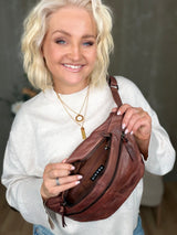 Bumbag m 2 rennilásum