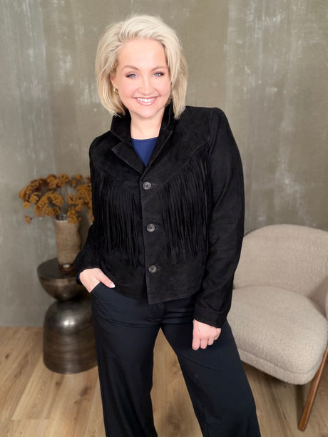 Kögurjakki rúskinn