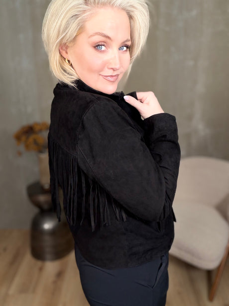 Kögurjakki rúskinn