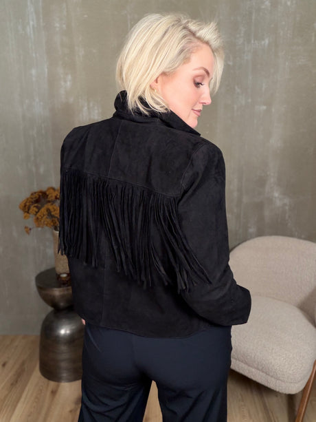 Kögurjakki rúskinn