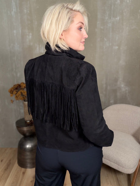 Kögurjakki rúskinn