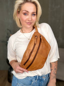 Bumbag m 2 rennilásum