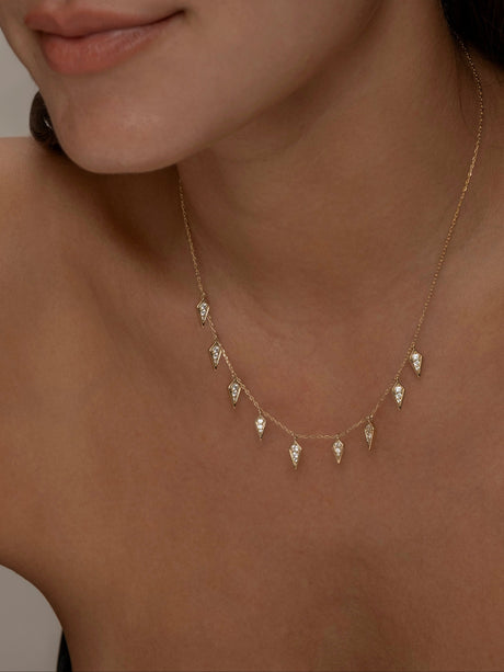 Aaria Palma Spike Charm Hálsmen