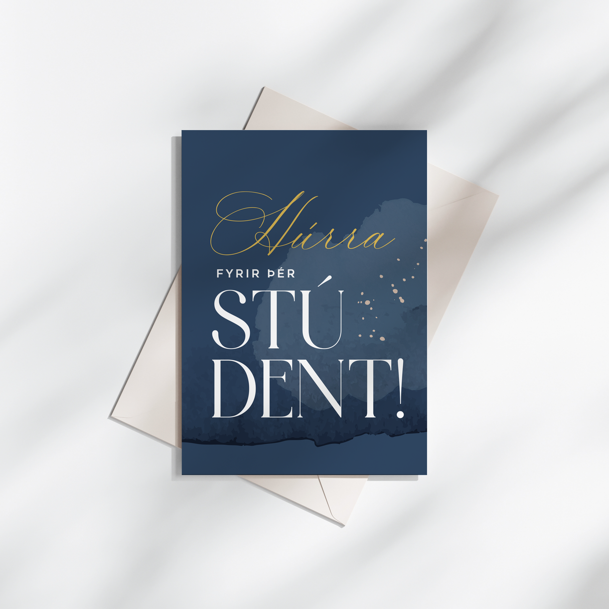 Studio Vast - kort með umslagi